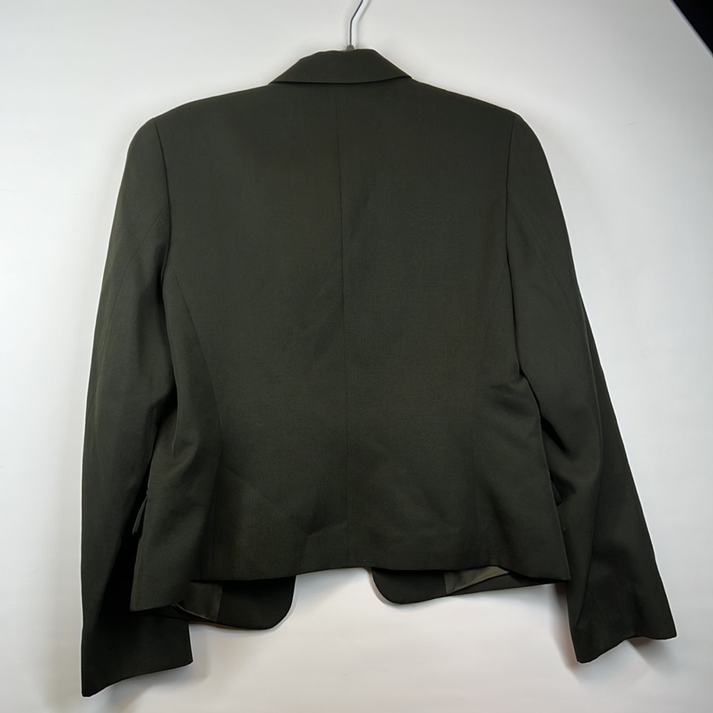J.Crew Women's Grey 5 Buttons 100% Wool Blazer Size 8 - Picture 6 of 6